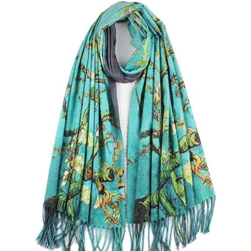 Women'  Soft Cashmere Feel Scarf Winter Warm Scarves Large Shawl Wrap